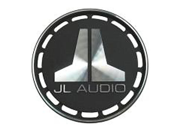JL Audio emblem 10,5cm dekorativt logo i metall